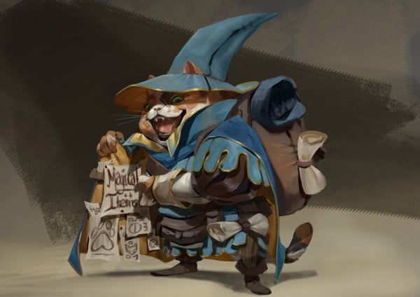 Cat Merchant - Concept Art by April Prime