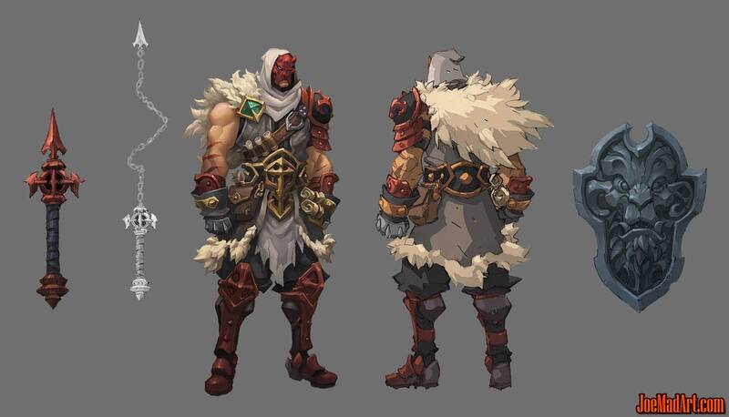 Battle-Chasers-NightWar-Alumon-character-concept