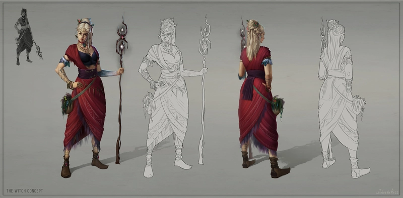 Digital Concept Art Female Character by Nigeos on DeviantArt