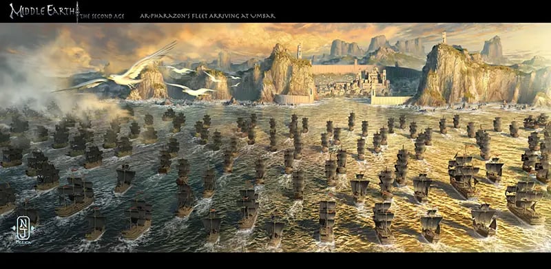 niwa-jongkind-ar-pharazons-fleet-at-umbar