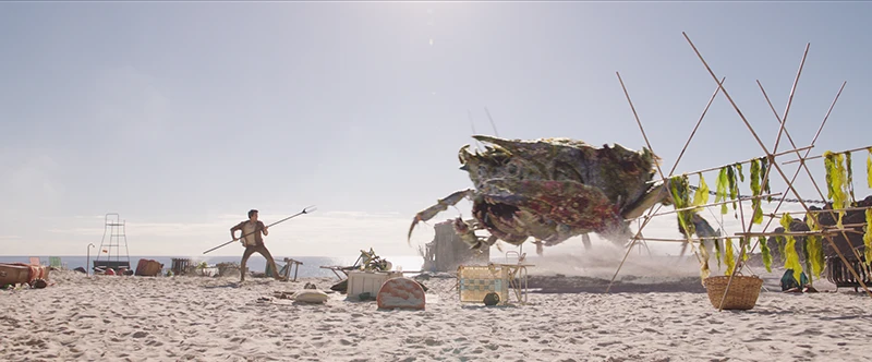 love and monsters vfx hell crab